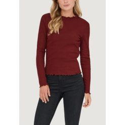 Koszulka z długim rękawem Kobieta ONLY Onlemma Life Ls Glitter Top Jrs Noos. Czerwone koszulki damskie Only, bez wzorów, z bawełny, bez kołnierzyka, bez ramiączek. Za 155.95 zł.