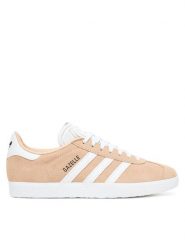 Adidas Sneakersy Gazelle ID7006 Beżowy. Brązowe obuwie sportowe damskie Adidas, ze skóry, bez zapięcia. Za 309.99 zł.