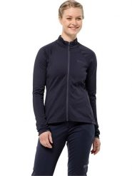 Jack Wolfskin Kurtka kolarska "Morobbia" w kolorze granatowym rozmiar: L. Niebieskie kurtki sportowe damskie Jack Wolfskin, l, bez wzorów, z materiału, bez kaptura. Za 162.49 zł.