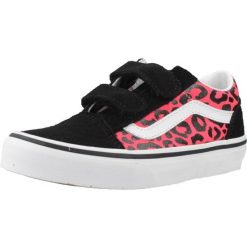 Buty VANS OLD SKOOL V Czarny. Czarne obuwie trekkingowe damskie Vans, ze skóry, bez zapięcia. Za 274.80 zł.