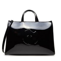 Torebka Eva Minge. Czarne torebki klasyczne damskie Eva Minge, bez dodatków. Za 379.99 zł.