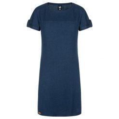 Sukienka damska LOAP Nebraska niebieska S. Niebieskie sukienki damskie ZOGGIE, bez wzorów, z wiskozy, sportowe, bez ramiączek. Za 197.99 zł.