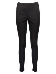 Rukka Spodnie softshellowe "Rukka" w kolorze czarnym rozmiar: 40. Czarne spodnie dresowe damskie Rukka, bez wzorów. Za 165.71 zł.