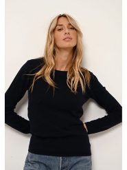 Just Cashmere Kaszmirowy sweter "Vivian" w kolorze granatowym rozmiar: XL. Niebieskie swetry klasyczne damskie Just Cashmere, xl, z kaszmiru, bez kołnierzyka. Za 215.21 zł.