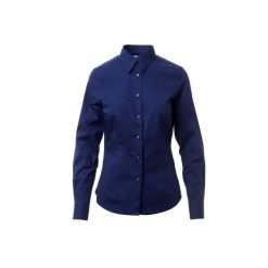 Koszula damska Payper Wear Florentia. Niebieskie koszule damskie PAYPER WEAR, bez wzorów, z bawełny, bez kołnierzyka, bez ramiączek. Za 248.50 zł.