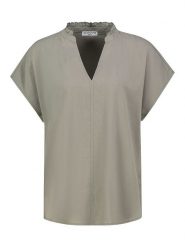 Eight2Nine Bluzka w kolorze szarym rozmiar: S. Szare bluzki damskie Eight2Nine, s, bez wzorów, bez kołnierzyka, bez ramiączek. Za 47.82 zł.