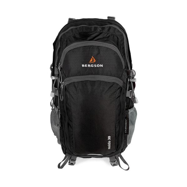 Plecak turystyczny BERGSON MOLDE 30 L. Czarne plecaki Bergson, bez wzorów. Za 369.99 zł.