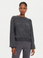 Marella Sweter Molo 2423946034 Szary Regular Fit. Szare swetry klasyczne damskie Marella, m, z syntetyku, bez kołnierzyka. Za 549.99 zł.