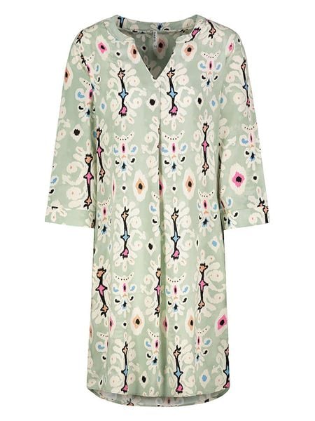 Sublevel Sukienka w kolorze jasnozielono-beżowym rozmiar: M. Zielone sukienki damskie Sublevel, bez wzorów, z wiskozy, retro, bez ramiączek. Za 56.79 zł.