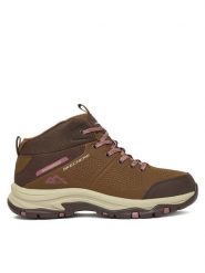 Skechers Trekkingi Trego 180005/BRMT Brązowy. Brązowe obuwie trekkingowe damskie Skechers, ze skóry, bez zapięcia. Za 479.99 zł.