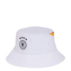 Kapelusz typu bucket Niemcy. Białe kapelusze damskie Adidas, bez wzorów, z bawełny, klasyczne. Za 119.00 zł.