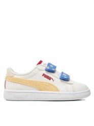 Puma Sneakersy Smash 3.0 Summer Camp V Ps 395604-01 Écru. Buty sportowe dziewczęce Puma, ze skóry, bez zapięcia. Za 149.99 zł.