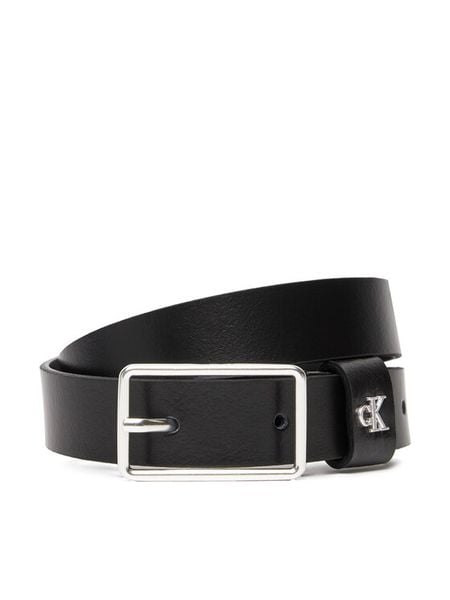 Calvin Klein Pasek Damski LV04F7050G Czarny. Czarne paski damskie Calvin Klein, bez wzorów, ze skóry. Za 129.99 zł.