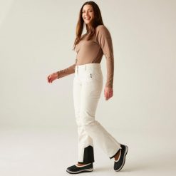 Damskie wodoodporne izolowane spodnie narciarskie Shrink. Białe spodnie sportowe damskie Dare 2b, na zimę, bez wzorów, narciarskie. Za 299.99 zł.