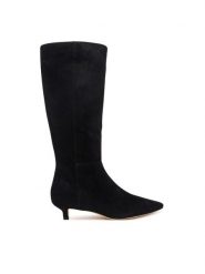LAUREN RALPH LAUREN Kozaki 802P15726005 Czarny. Czarne kozaki damskie Lauren Ralph Lauren, ze skóry, bez obcasa, na szpilce, bez zapięcia. Za 1,299.00 zł.