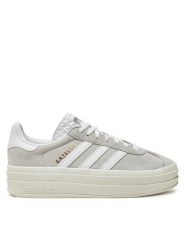 Adidas Sneakersy Gazelle Bold HQ6893 Szary. Szare obuwie sportowe damskie Adidas, ze skóry, bez zapięcia. Za 409.99 zł.