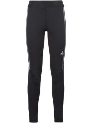 Odlo Legginsy "Aeolus Pro" w kolorze czarnym do biegania rozmiar: S. Czarne legginsy damskie ODLO, s, bez wzorów. Za 289.88 zł.