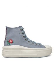 Converse Trampki Chuck Taylor All Star Move Platform Rose A12571C Szary. Szare trampki damskie Converse, bez wzorów, z materiału, bez zapięcia. Za 279.99 zł.