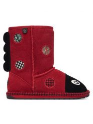 EMU Australia Śniegowce Lenny Ladybug K13325 Czerwony. Czerwone kozaki dziewczęce EMU Australia, bez wzorów, bez obcasa, bez zapięcia. Za 384.99 zł.