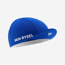 Czapka z daszkiem na rower szosowy Van Rysel EDR. Czarne czapki z daszkiem damskie VAN RYSEL, bez wzorów, z materiału. Za 44.99 zł.