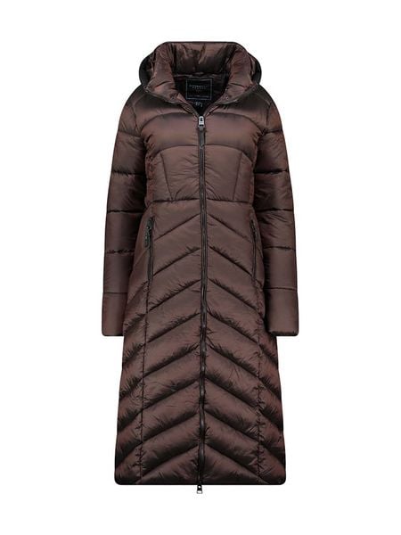 Geographical Norway Płaszcz zimowy "Blanche" w kolorze brązowym rozmiar: XXL. Brązowe płaszcze damskie Geographical Norway, na zimę, xxl, bez wzorów, z puchu, bez kaptura. Za 292.89 zł.