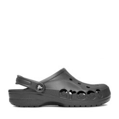 Klapki Crocs. Szare klapki damskie Crocs, bez wzorów, bez obcasa, bez zapięcia. Za 199.99 zł.