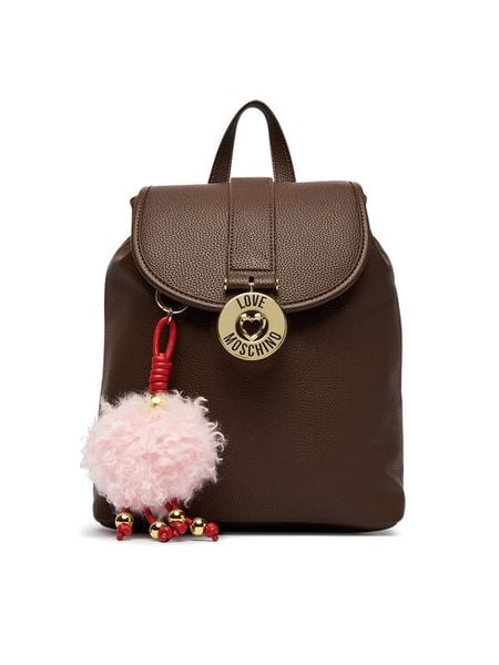 LOVE MOSCHINO Plecak JC4237PP0PKI0313 Brązowy. Brązowe plecaki Love Moschino, bez wzorów, ze skóry. Za 1,099.00 zł.
