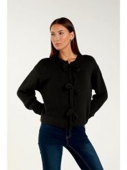 Tamba Kardigan w kolorze czarnym rozmiar: 40/42. Czarne kardigany damskie Tamba, bez wzorów, z wełny. Za 175.26 zł.