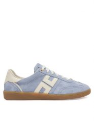 Elisabetta Franchi Sneakersy SA-51G-51E2-V400 Niebieski. Niebieskie obuwie sportowe damskie Elisabetta Franchi, ze skóry, bez zapięcia. Za 1,029.00 zł.