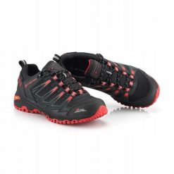 Buty trekkingowe niskie damskie Alpine Pro Rewese. Czerwone obuwie trekkingowe damskie Alpine Pro, bez zapięcia. W wyprzedaży za 399.00 zł.
