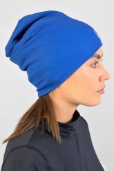 Czapka smerfetka termoaktywna dwustronna Unisex Nessi Sportswear. Niebieskie czapki damskie NESSI SPORTSWEAR, bez wzorów, z elastanu. Za 199.00 zł.