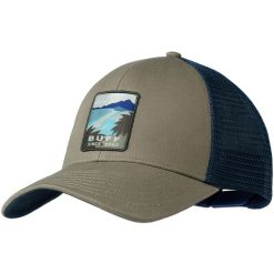 Czapka z daszkiem Trucker Tundra Khaki. Brązowe czapki z daszkiem damskie Buff, bez wzorów. Za 109.99 zł.