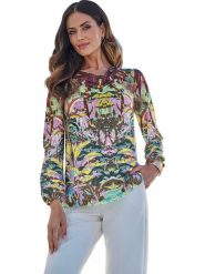 Heine Bluzka ze wzorem rozmiar: 34. Bluzki damskie Heine, bez wzorów, bez kołnierzyka, bez ramiączek. Za 78.99 zł.