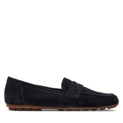 Mokasyny Tamaris. Niebieskie mokasyny damskie Tamaris, bez obcasa. Za 269.99 zł.