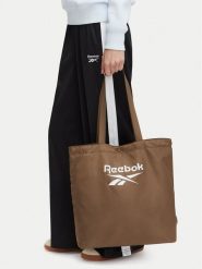 Reebok Torebka CWBEO-RBK-M-012-10 Brązowy. Brązowe shopper bag Reebok, z materiału, bez dodatków. Za 69.99 zł.