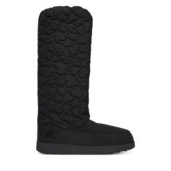 Śniegowce LOVE MOSCHINO. Czarne śniegowce damskie Love Moschino. Za 689.99 zł.