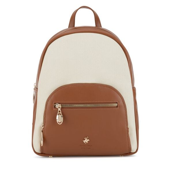 Plecak Beverly Hills Polo Club. Brązowe plecaki Beverly Hills Polo Club, bez wzorów. Za 219.99 zł.