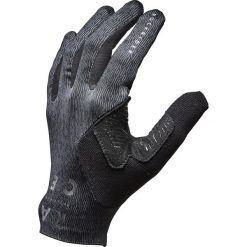 Rękawiczki MTB Race Grip. Czarne rękawiczki damskie ROCKRIDER, bez wzorów, z materiału. Za 119.99 zł.