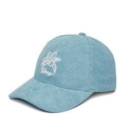 Czapka z daszkiem Roxy. Niebieskie czapki z daszkiem damskie Roxy, bez wzorów. Za 39.99 zł.