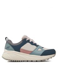 Skechers Sneakersy Bobs Sparrow 2.0-Retro Clean 117268/BLMT Niebieski. Niebieskie obuwie sportowe damskie Skechers, ze skóry, bez zapięcia. Za 239.99 zł.