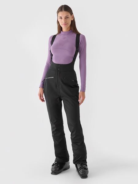 4F Spodnie narciarskie w kolorze czarnym rozmiar: XL. Czarne spodnie dresowe damskie 4F, m, bez wzorów, narciarskie. Za 324.26 zł.