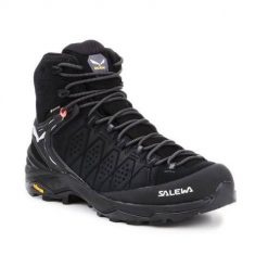 Buty trekkingowe damskie Salewa WS Alp Trainer 2 Mid Gtx. Czarne obuwie trekkingowe damskie Salewa, z gumy, bez zapięcia. Za 1,045.00 zł.