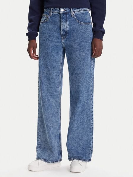 Tommy Jeans Jeansy Mia DW0DW20491 Niebieski Relaxed Fit. Niebieskie jeansy damskie Tommy Jeans. Za 229.99 zł.