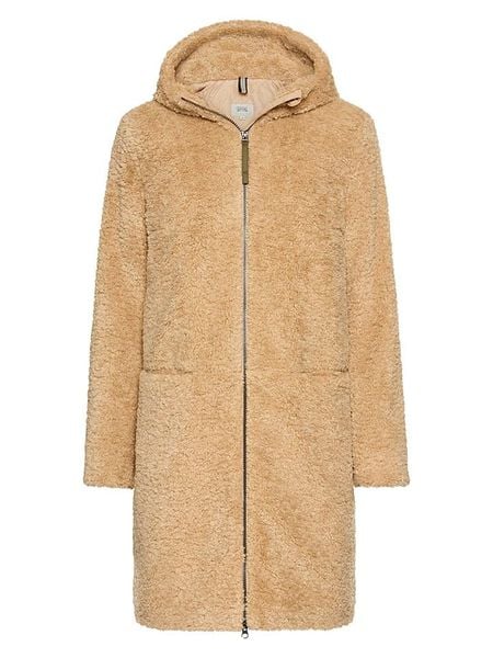 Camel Active Płaszcz pluszowy w kolorze beżowym rozmiar: 42. Brązowe płaszcze damskie Camel Active, bez wzorów, bez kaptura. Za 380.38 zł.