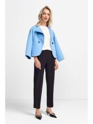 Rich & Royal Spodnie w kolorze czarnym rozmiar: 34. Czarne spodnie materiałowe damskie Rich & Royal, bez wzorów, z materiału. Za 195.99 zł.