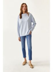 TATUUM Koszulka w kolorze błękitnym rozmiar: XL. Niebieskie koszulki damskie TATUUM, xl, bez wzorów, bez kołnierzyka, bez ramiączek. Za 113.95 zł.