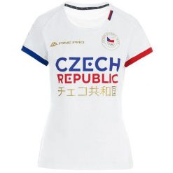 Koszulka Damska Alpine Pro Sachika XL - Oddychająca i Sportowa. Zielone koszulki sportowe damskie Alpine Pro, xl, bez wzorów, bez ramiączek. Za 149.99 zł.