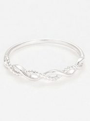 OR ÉCLAT Złoty pierścionek "Infini" rozmiar: 56. Szare pierścionki damskie Or Éclat, złote. Za 398.77 zł.