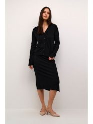 Kaffe Kardigan w kolorze czarnym rozmiar: L. Czarne kardigany damskie Kaffe, l, bez wzorów, z wiskozy. Za 105.14 zł.