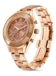 Swarovski Chronograf w kolorze złotym rozmiar: onesize. Żółte, analogowe zegarki damskie Swarovski, ze stali. Za 861.99 zł.